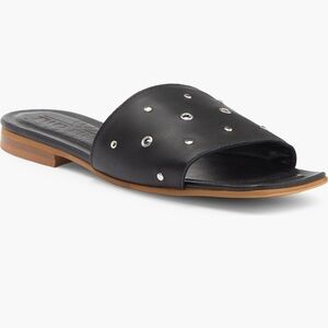 2 Twin Hearts Lea Stud & Grommet Slide Sandal (Women) - NWT size 6 - MSRP $90